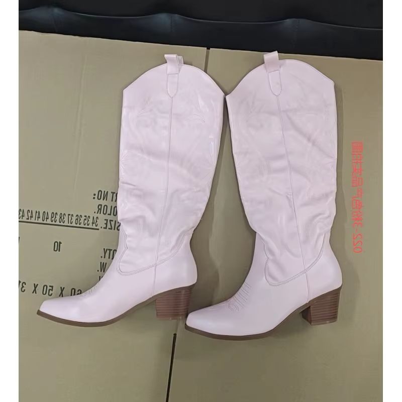 Winter Fashion Women Boots - Eilyken Sepatu Bot Wanita Bordir Indah