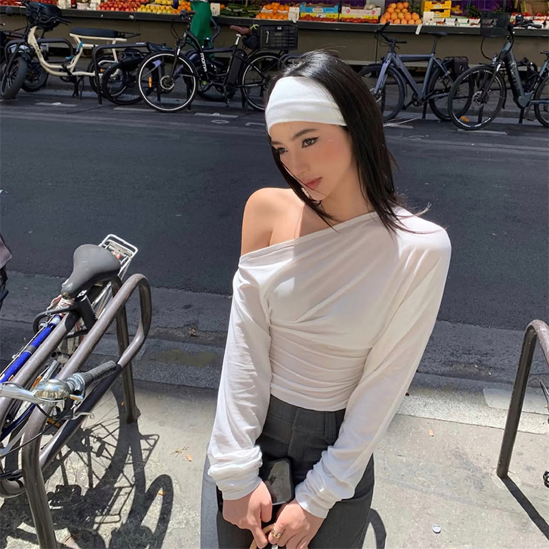 Women Fashion Blouse - Atasan Wanita Model One Shoulder 2026,