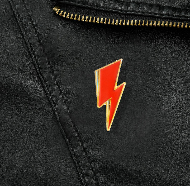 Women Fashion Icon - Aladdin bros gaya Bowie Pin Enamel,