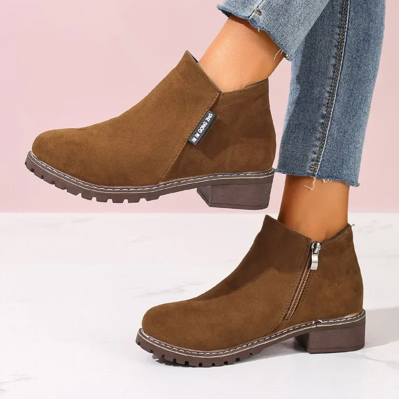 Sale Fashion Women - Sepatu Bot Wanita Musim Gugur Musim