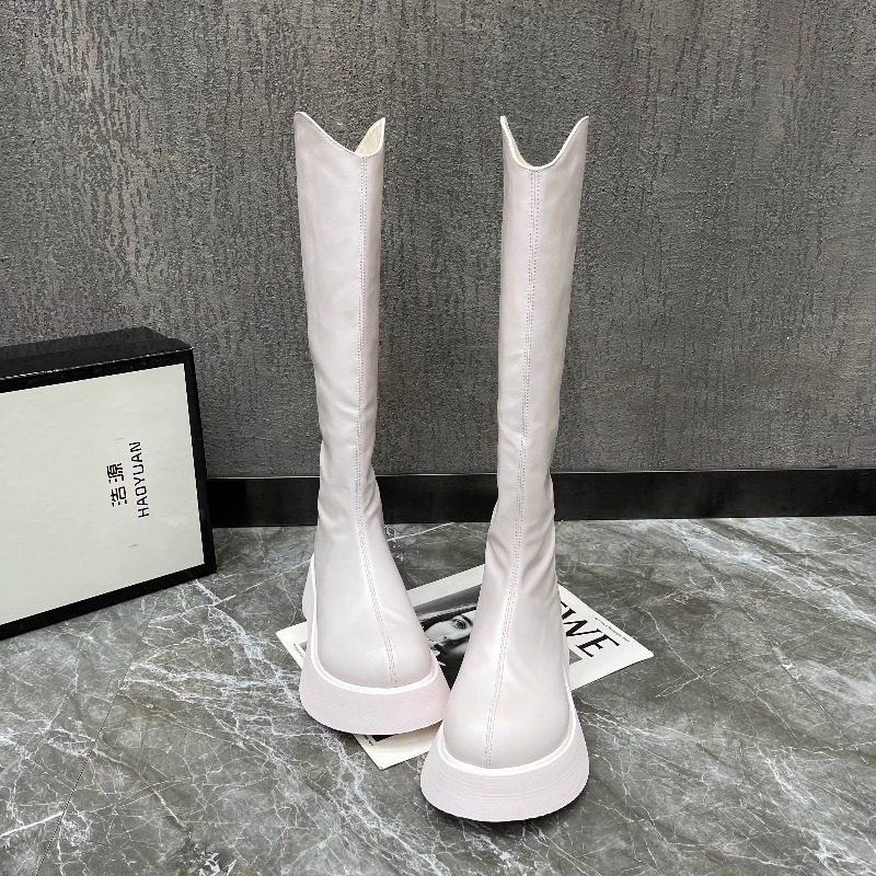 Winter Fashion Women Boots - Sepatu Bot Tinggi Wanita Model Platform