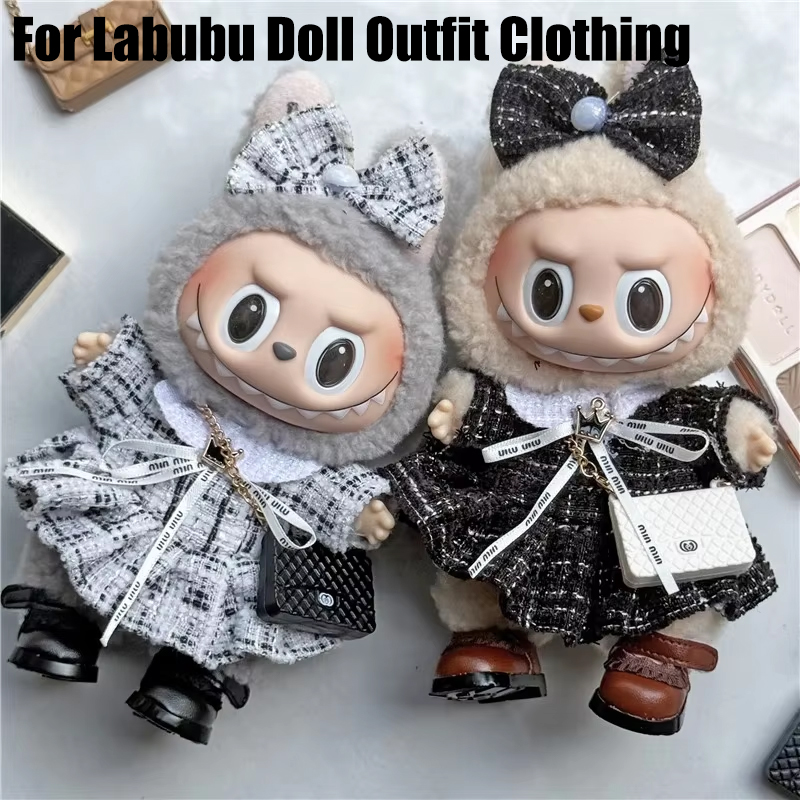 Women'S Fashion Kilt - 15 17cm Untuk Boneka Labubu Pakaian