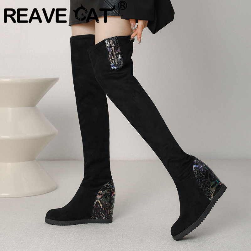 Sale Fashion Women - REAVE CAT Sepatu Bot Paha Modis