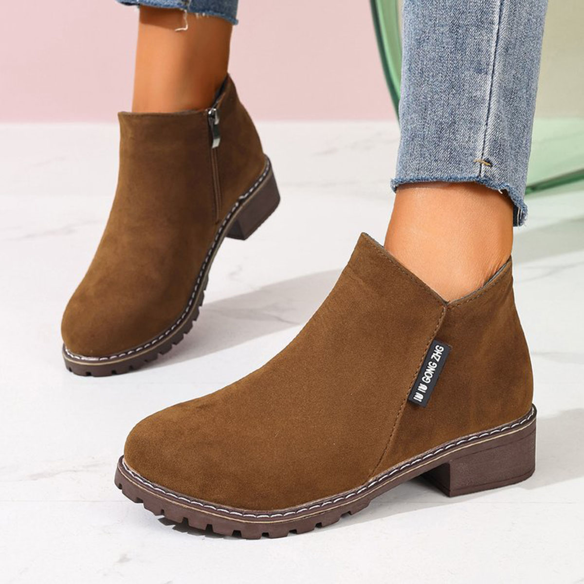Sale Fashion Women - Sepatu Bot Wanita Musim Gugur Musim