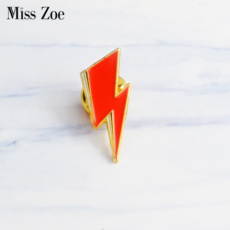 Women Fashion Icon - Aladdin Lightning Enamel Pin Bros Gaya
