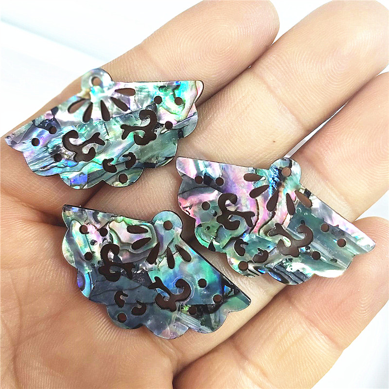 Women Fashion Nz - 4PCS FANS BAHAN KERANG ABALONE WANITA