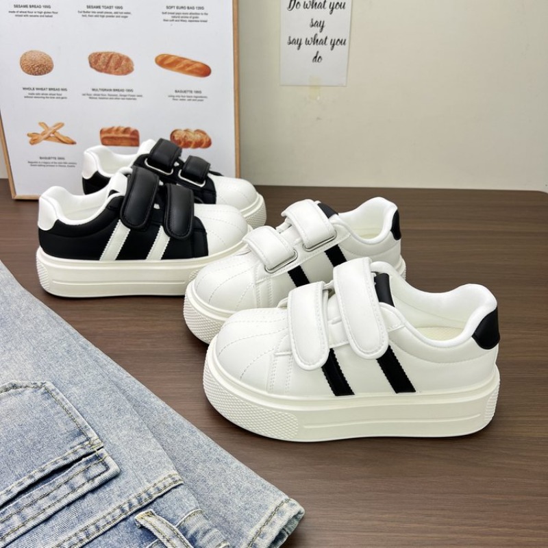 Women'S Fashion Velcro Sneakers - Sepatu Sneakers Wanita Model Platform dengan