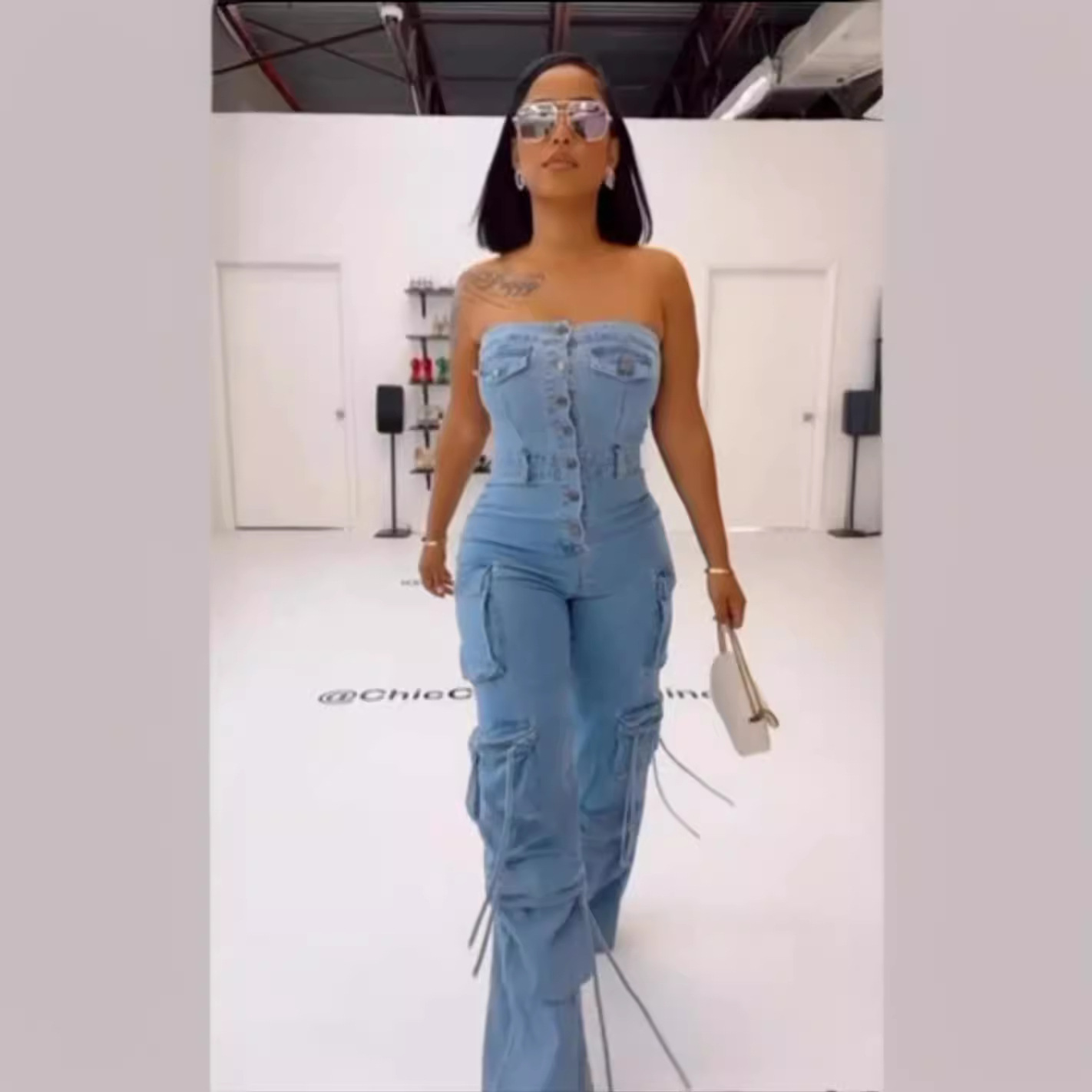 Mom Jeans Women - Celana Kodok Wanita Tanpa Tali One