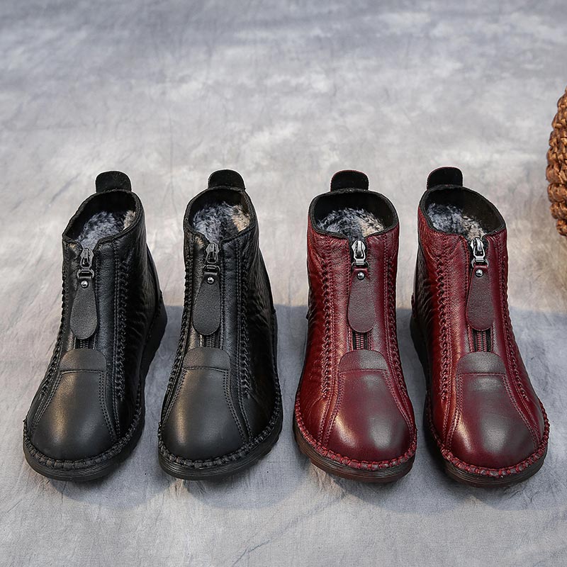 Women'S Fashion Gumboots - Sneakers Kulit Pu Potongan Tinggi Wanita