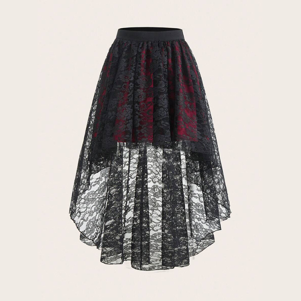 Women'S Fashion Kilt - Rok Wanita Elegan Gotik Ukuran Plus