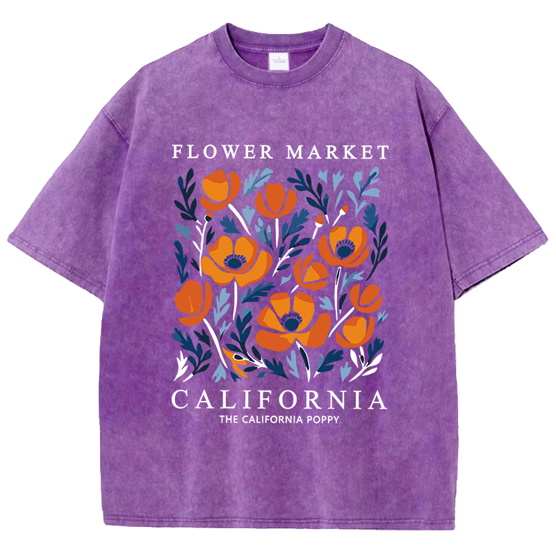 Women'S Fashion Market Size - Kaus Dicuci Cetakan Kalifornia Pasar Bunga