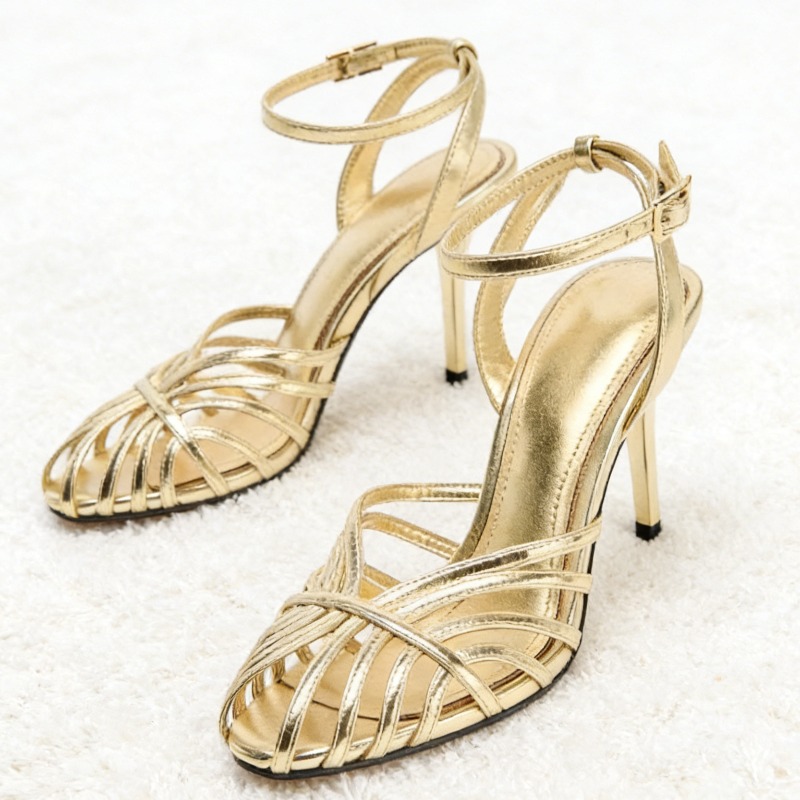 Women'S Fashion Designer Clothes - Sandal Hak Tinggi Wanita Model Ramping