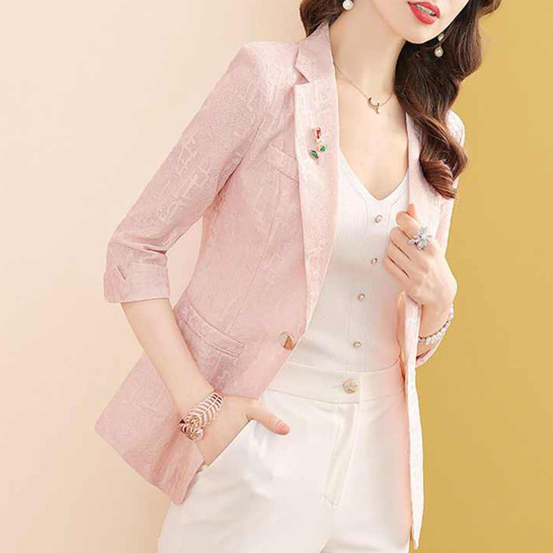 Blazer Women Oversized - Blazer Wanita Elegan Warna Solid dengan