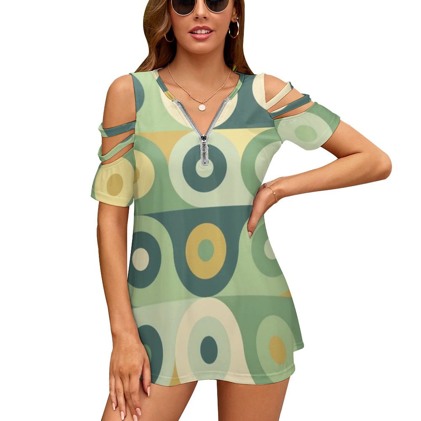 Groovy kaus wanita motif 70, a - Women'S Fashion In The 60S ulasan dan harga