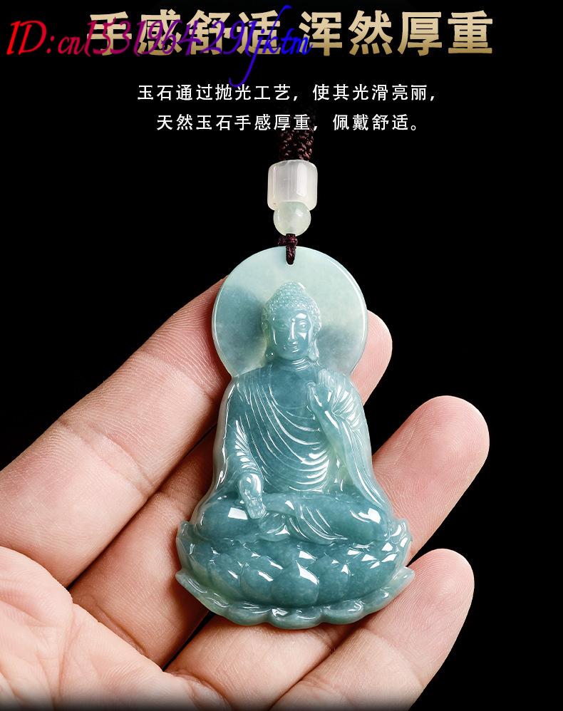 Kalung Liontin Buddha Giok Bur - Women Fashion Necklace ulasan dan harga