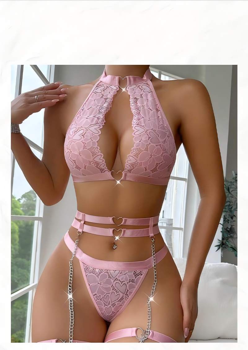 Set Lingerie Seksi Push Up den - Women Fashion Necklace ulasan dan harga