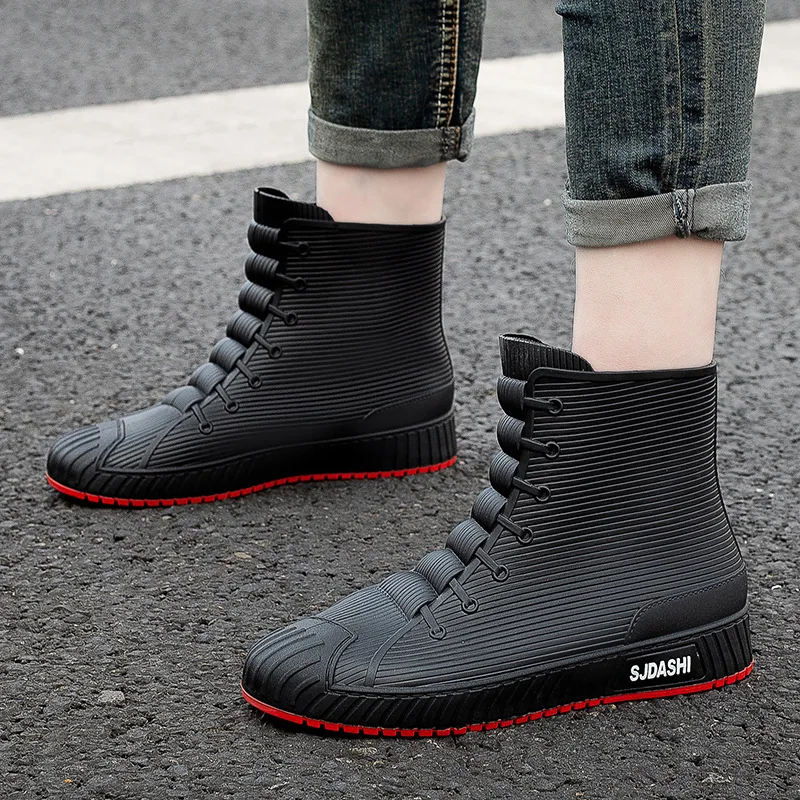 Sepatu bot hujan pasangan, sep - Women'S Fashion Gumboots ulasan dan harga