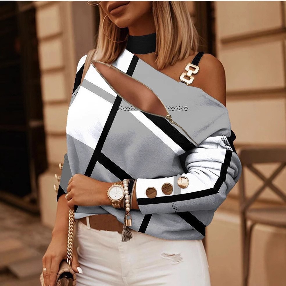 Blus Wanita Model Off Shoulder - Women Fashion Blouse ulasan dan harga