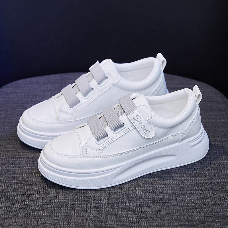 Sepatu Sneakers Putih Serbagun - Women'S Fashion Velcro Sneakers ulasan dan harga