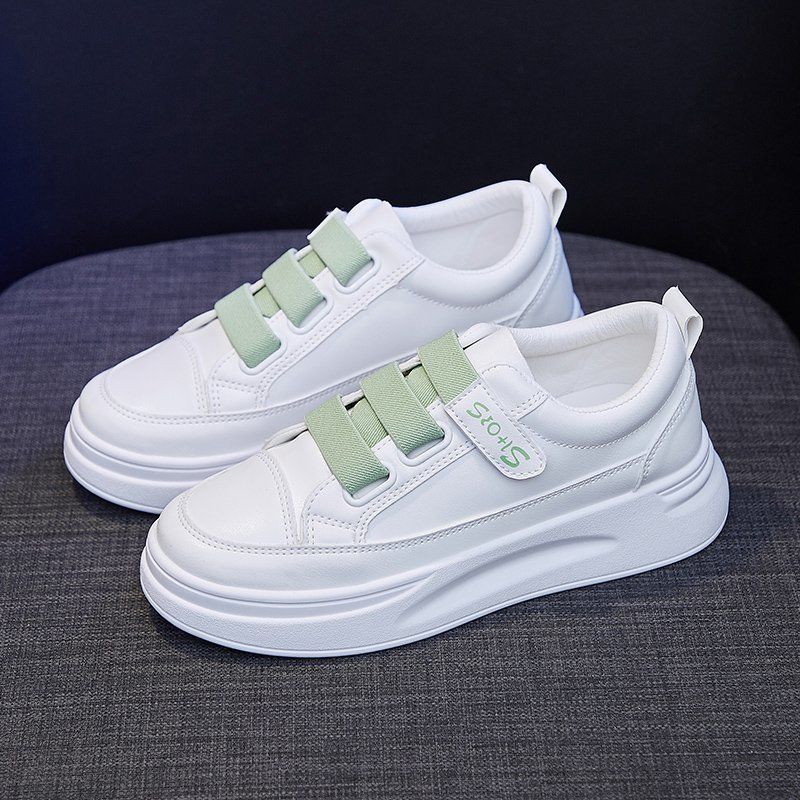 Sepatu Sneakers Putih Serbagun - Women'S Fashion Velcro Sneakers ulasan dan harga