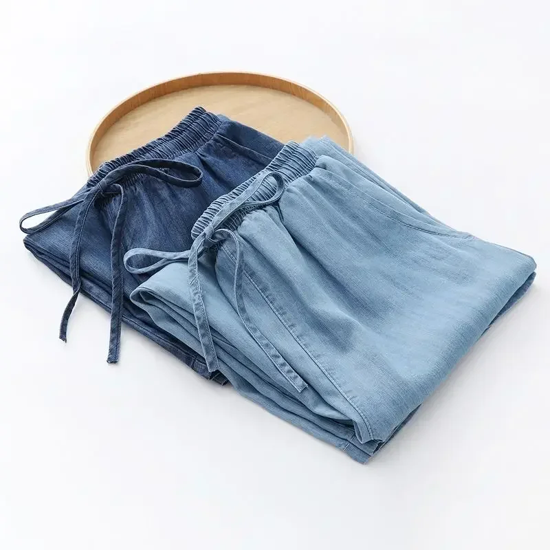 Celana Jeans Panjang Setengah  - Mom Jeans Women ulasan dan harga