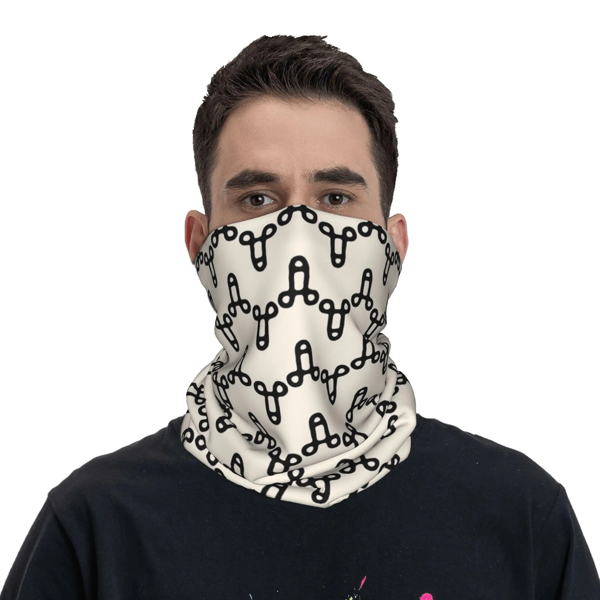 Penutup Leher Bandana Motif Pe - Women Fashion Icon ulasan dan harga