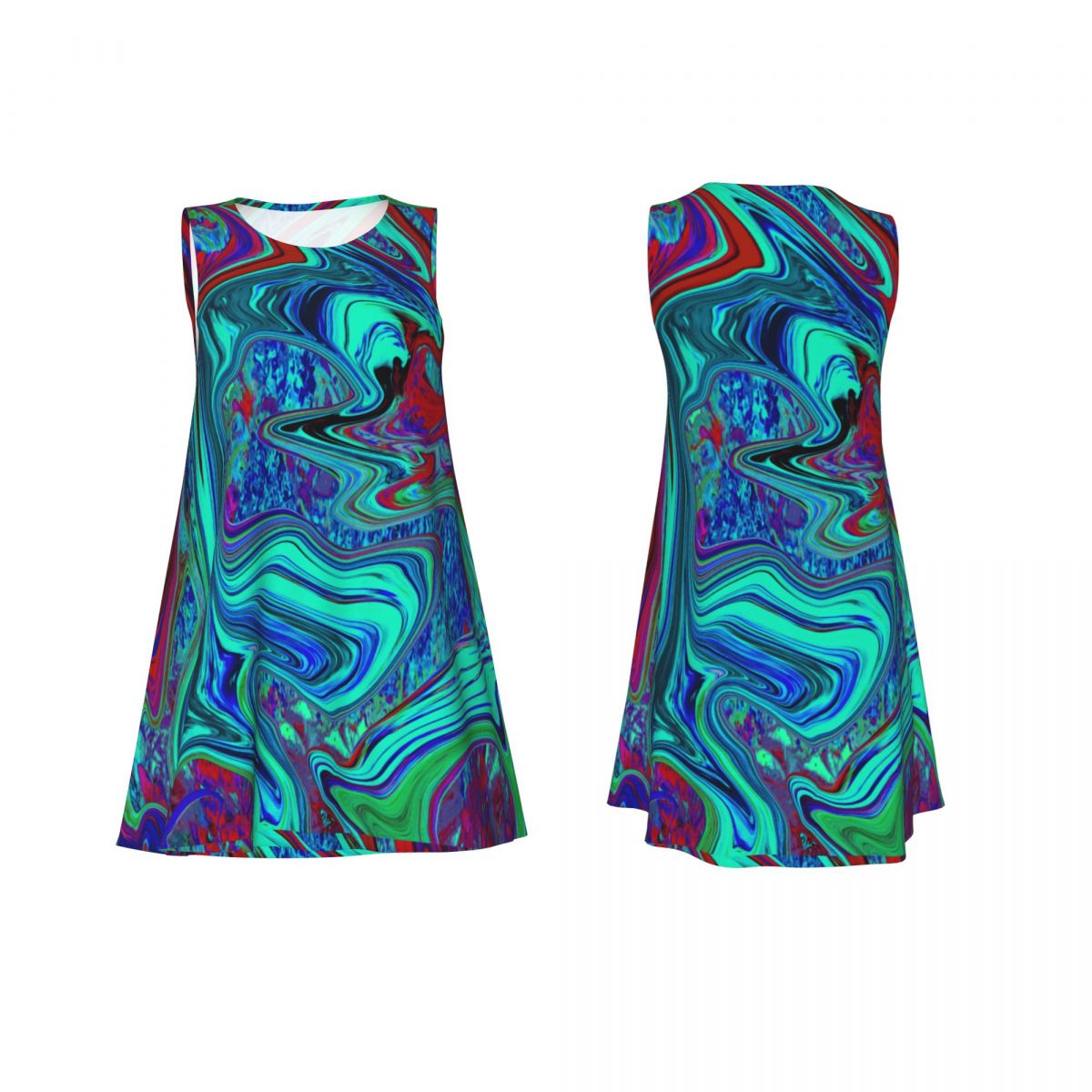 Gaun Retro 60-an dengan Motif  - Women'S Fashion In The 60S ulasan dan harga