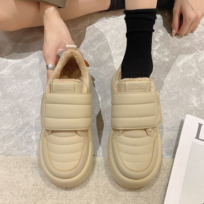 Sepatu Sneakers Roti Flanel Ha - Women'S Fashion Velcro Sneakers ulasan dan harga