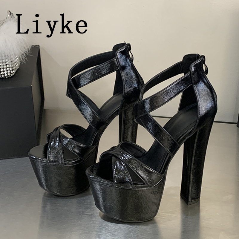Sepatu Sandal Platform Chunky  - Women'S Fashion Show ulasan dan harga