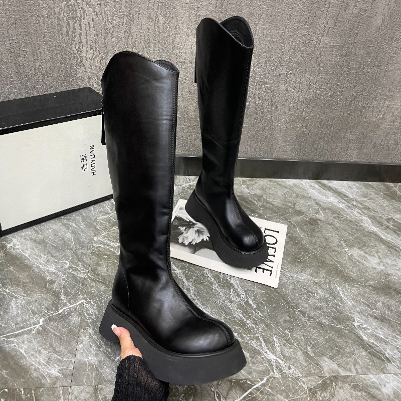 Sepatu Bot Tinggi Wanita Model - Winter Fashion Women Boots ulasan dan harga