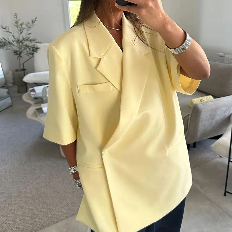 Setelan Blazer Wanita Kasual S - Blazer Women Oversized ulasan dan harga