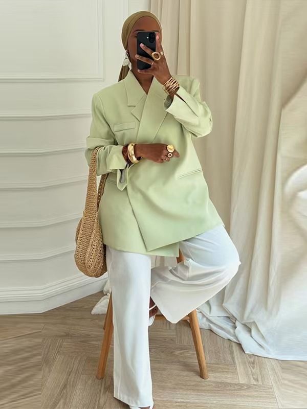 Setelan Blazer Wanita Kasual S - Blazer Women Oversized ulasan dan harga