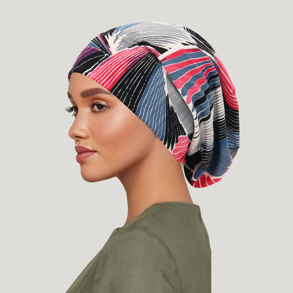 Topi Penutup Rambut Tie-dye Ba - Women'S Fashion Hats ulasan dan harga