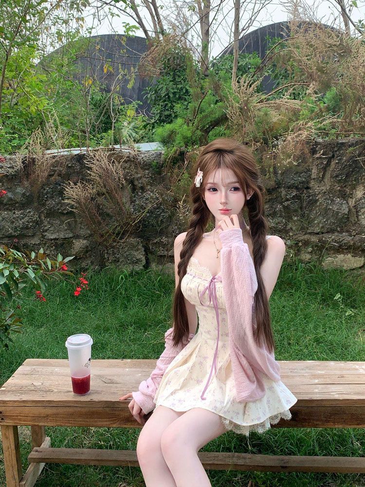 Gaun Suspender Desain Fashion  - Women'S Fashion Designer Clothes ulasan dan harga