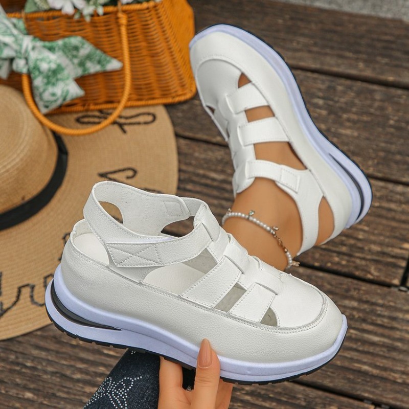 Sandal Sneaker Platform Wanita - Women'S Fashion Velcro Sneakers ulasan dan harga