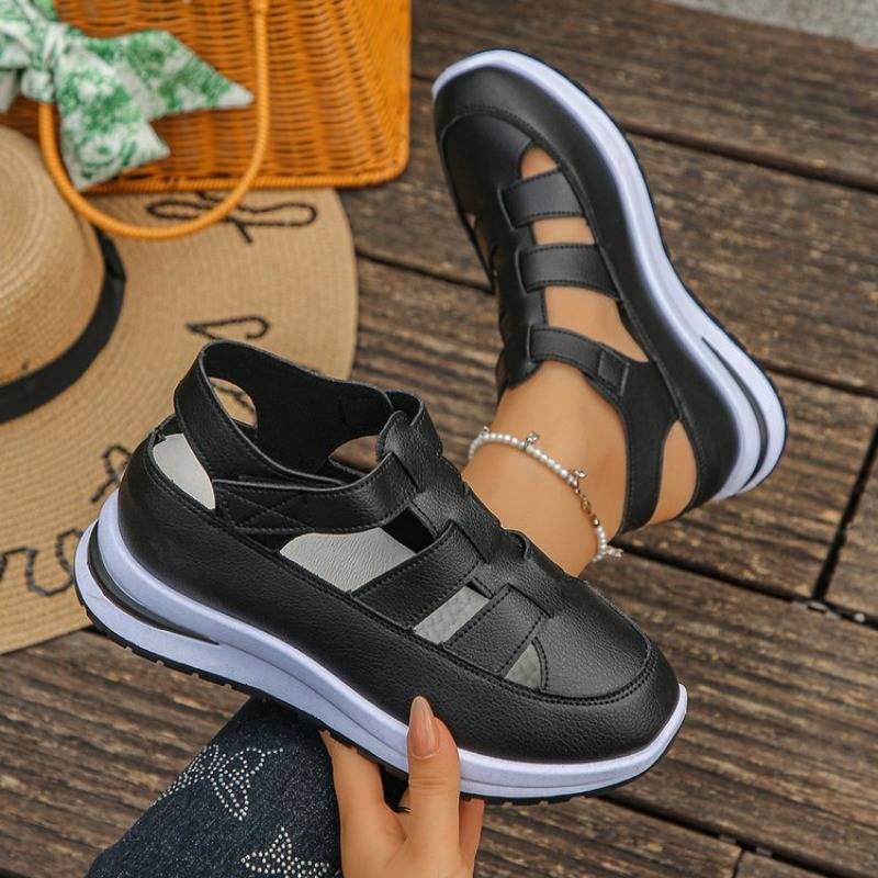 Sandal Sneaker Platform Wanita - Women'S Fashion Velcro Sneakers ulasan dan harga
