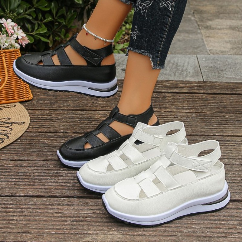 Sandal Sneaker Platform Wanita - Women'S Fashion Velcro Sneakers ulasan dan harga