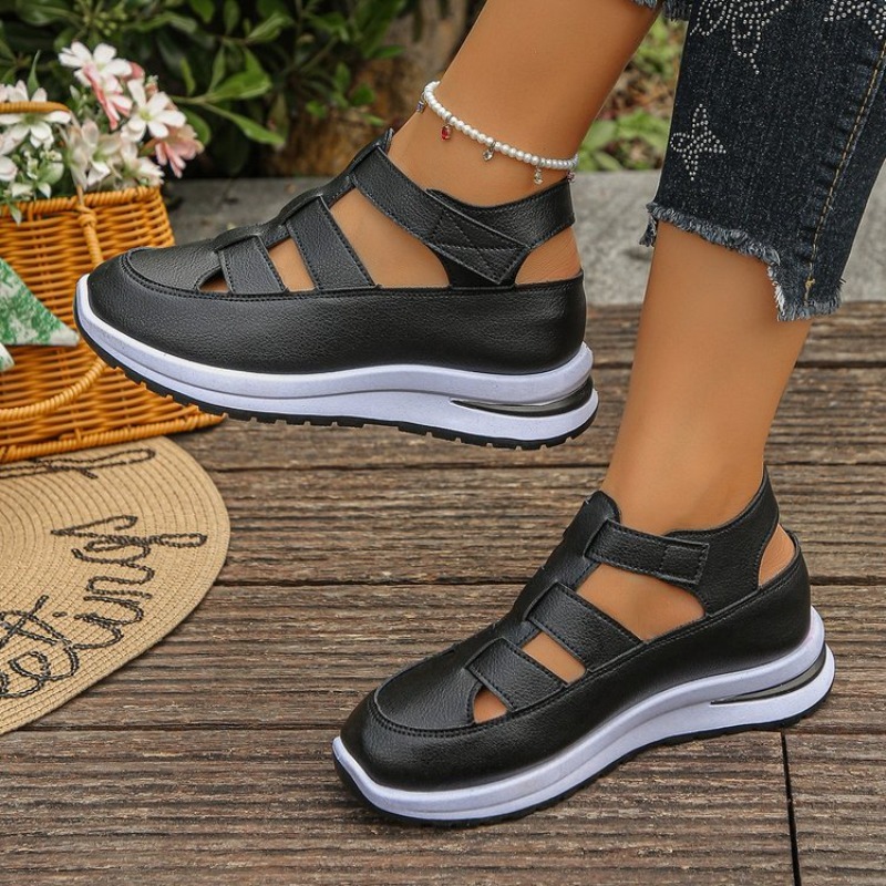 Sandal Sneaker Platform Wanita - Women'S Fashion Velcro Sneakers ulasan dan harga