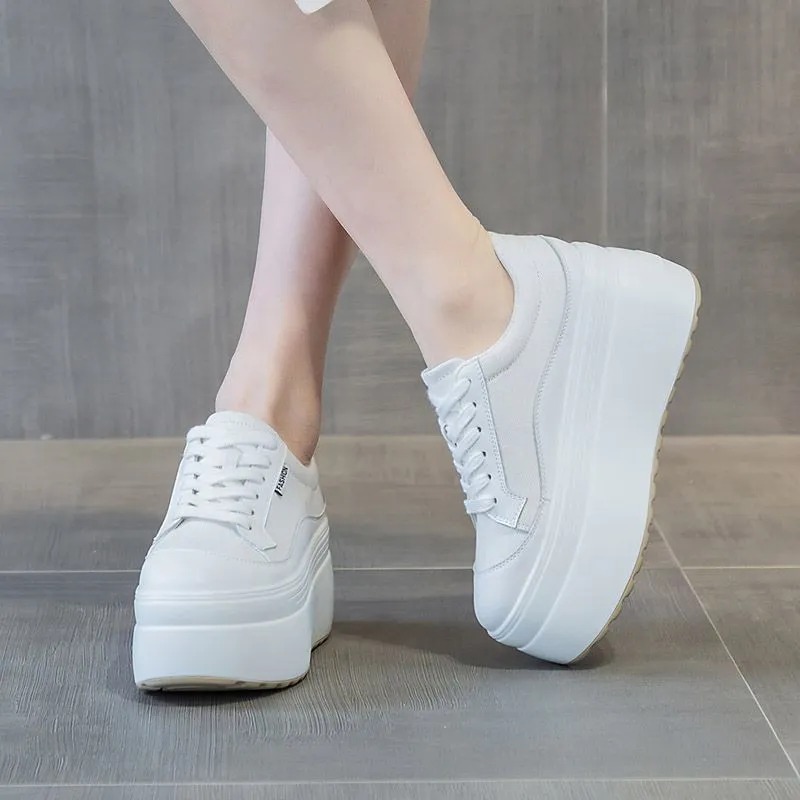 8cm baru kanvas kulit asli wan - Women'S Fashion Show ulasan dan harga