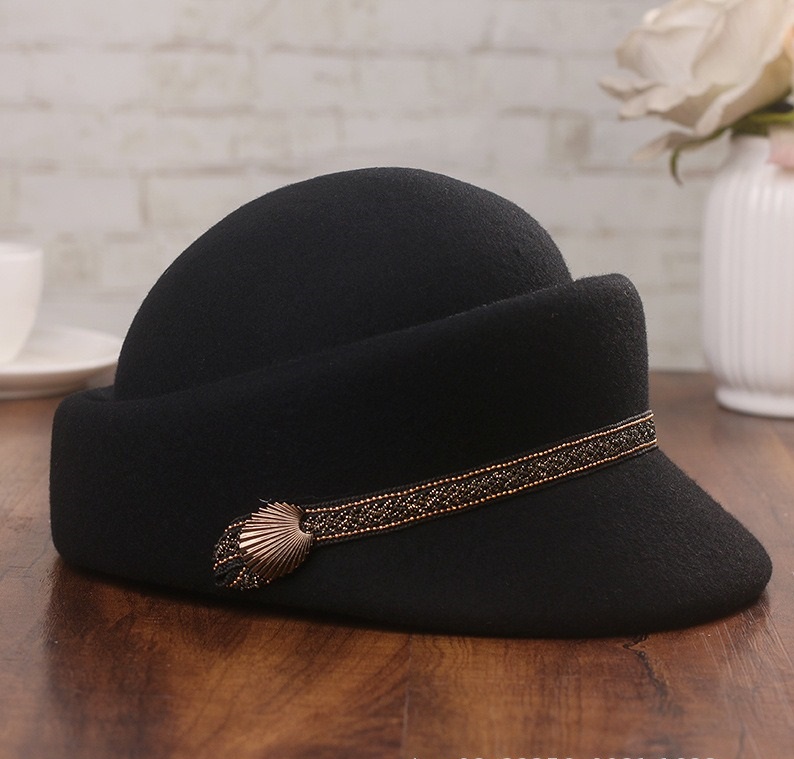 Topi Baret Hitam Wanita Pria M - Women'S Fashion Hats ulasan dan harga