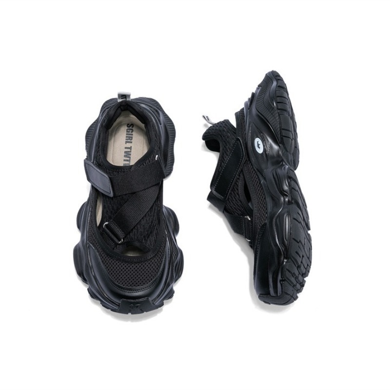 Sepatu Ayah Berongga Wanita Be - Women'S Fashion Velcro Sneakers ulasan dan harga