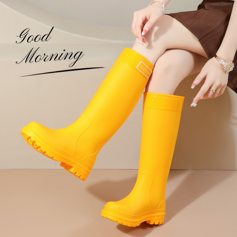 Sepatu Bot Hujan Wanita PVC Fa - Women'S Fashion Gumboots ulasan dan harga