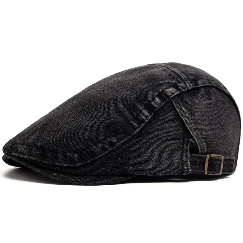Topi Baret Denim Katun yang Da - Women Fashion Nz ulasan dan harga