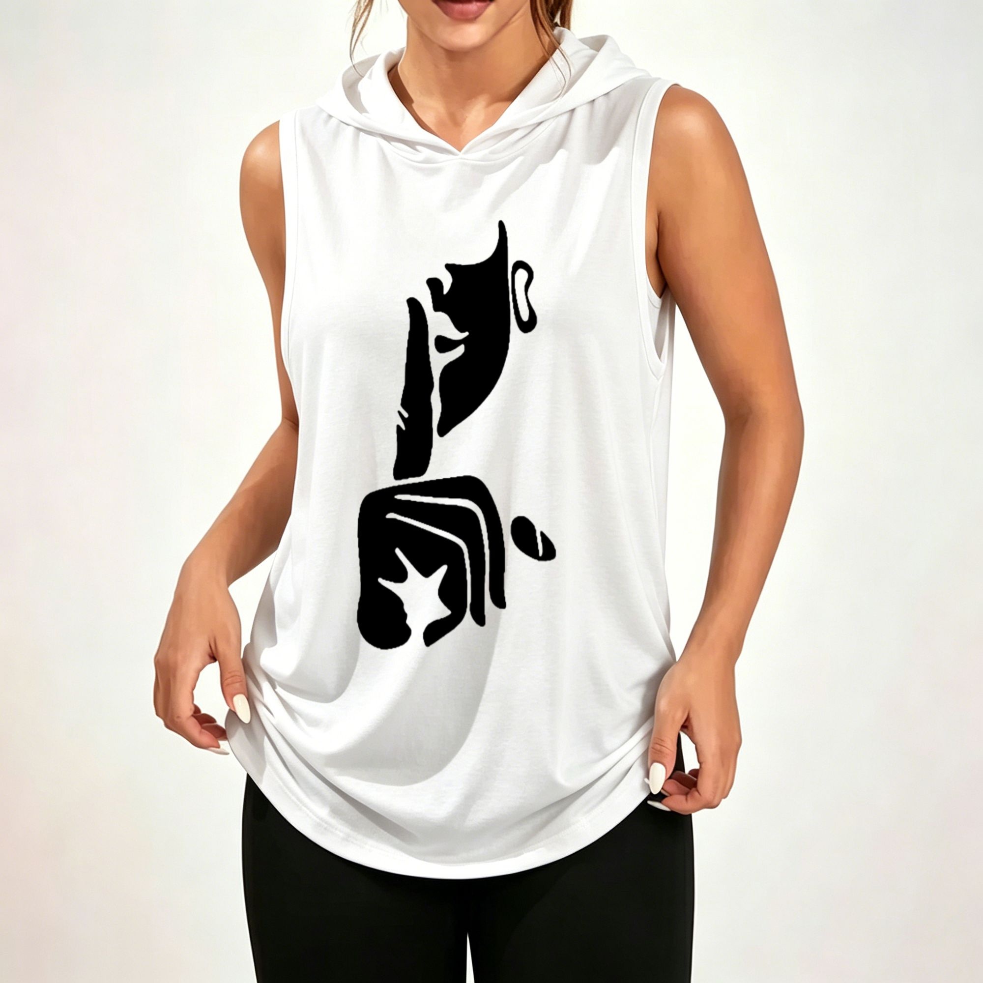 Hoodie tanpa lengan berpotonga - Hoodie Women Oversized ulasan dan harga