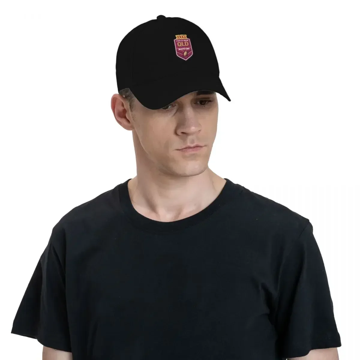 Topi Bisbol Desain Maroon Quee - Women'S Fashion Queensland ulasan dan harga
