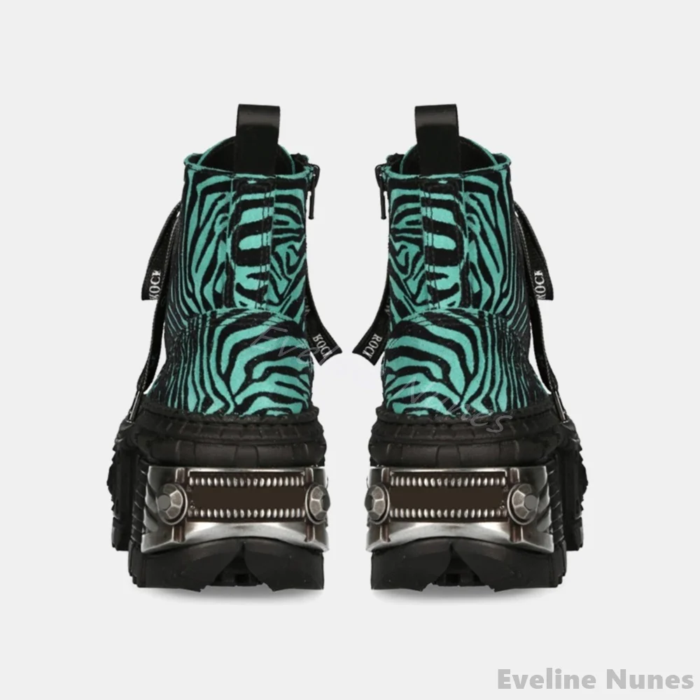 Sepatu Bot Punk Gambar Macan T - Winter Fashion Women Boots ulasan dan harga