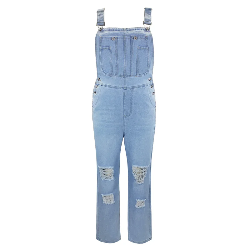 Baju kodok Denim biru, Jumpsui - Mom Jeans Women ulasan dan harga
