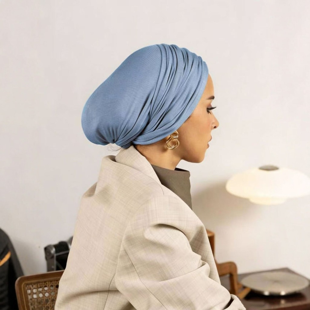 Topi Hijab Katun Mercerized El - Women'S Fashion Hats ulasan dan harga