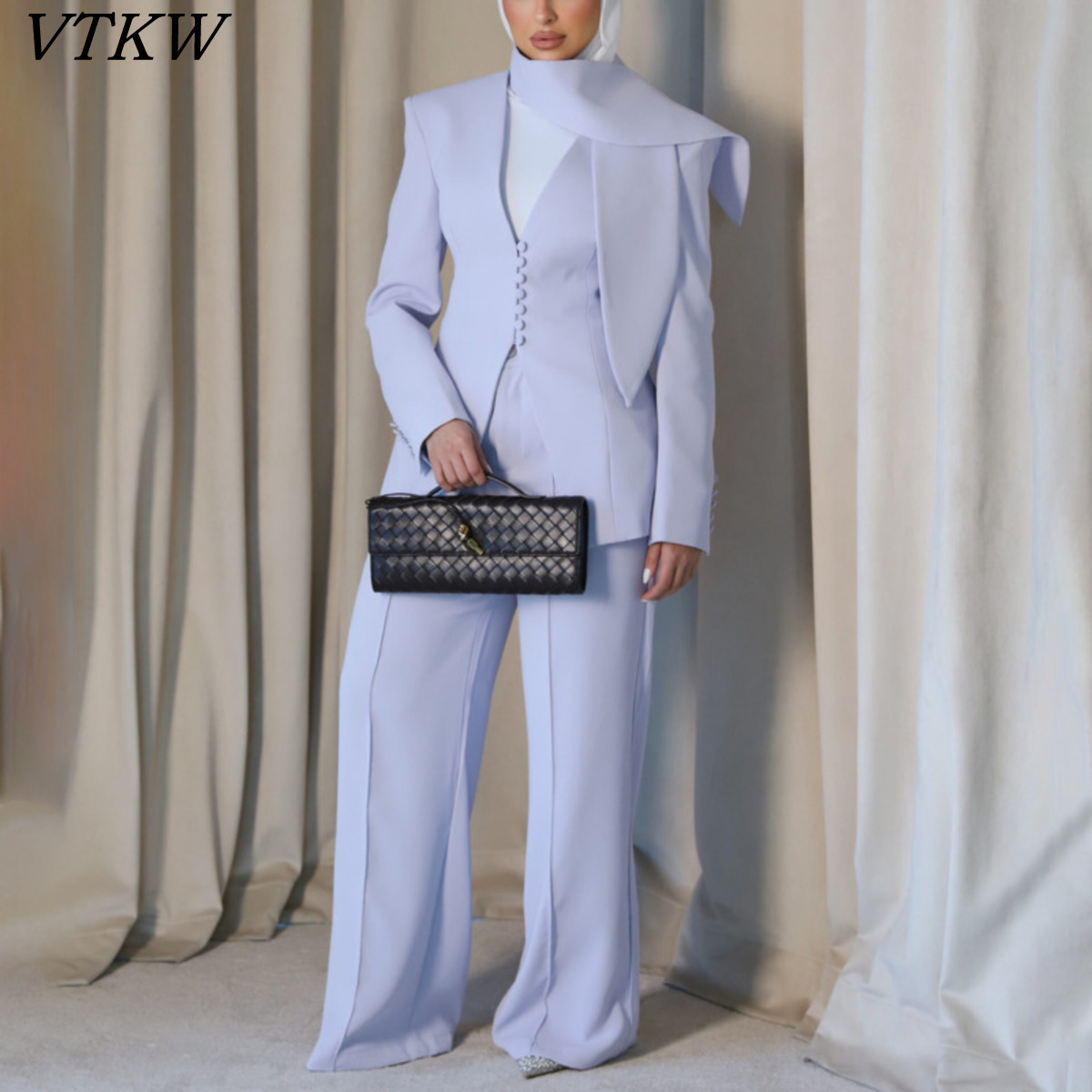 VTKW 2026 Setelan Wanita 3 Pot - Blazer Women Oversized ulasan dan harga