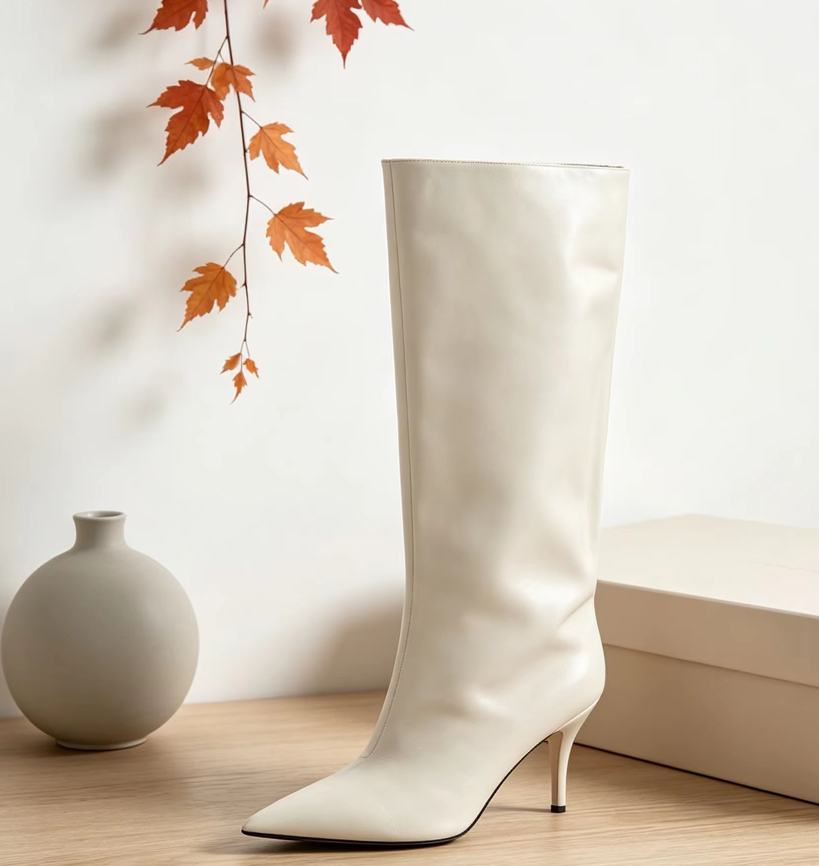 Sepatu Boot Tinggi Selutut Mod - Winter Fashion Women Boots ulasan dan harga